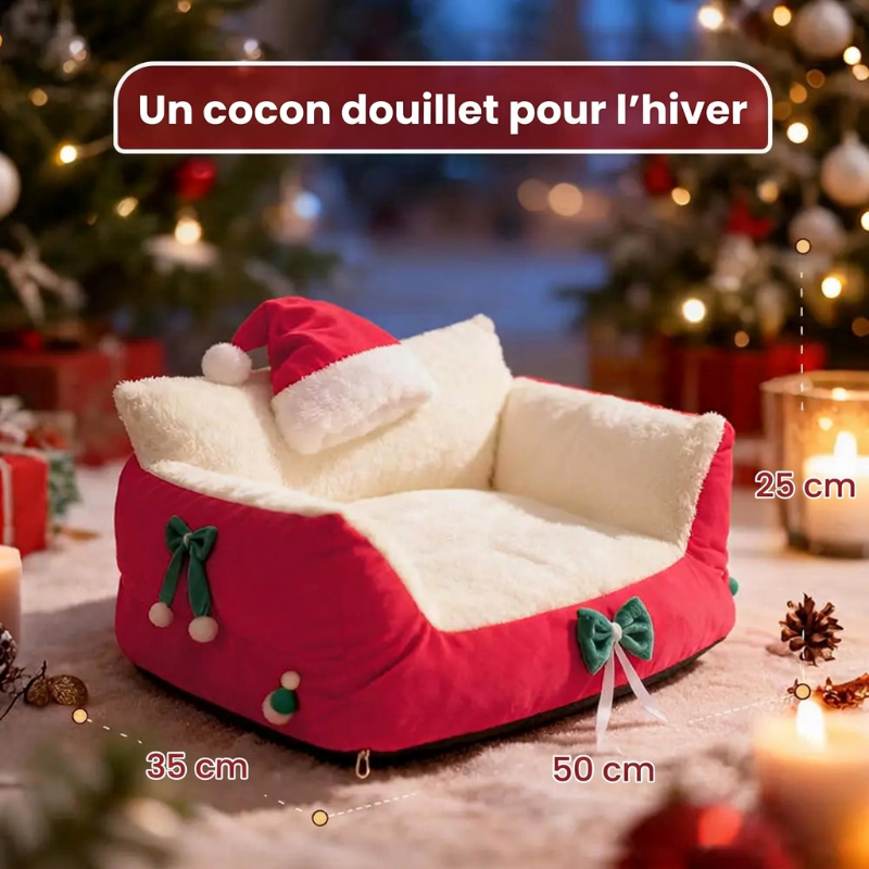 Panier de Noel rouge