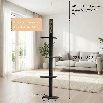 arbre à chat ajustable