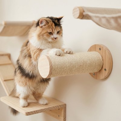 Arbre a Chat mural rouleau