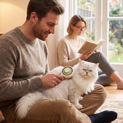 Brosse pour Chat pour poils mi-longs