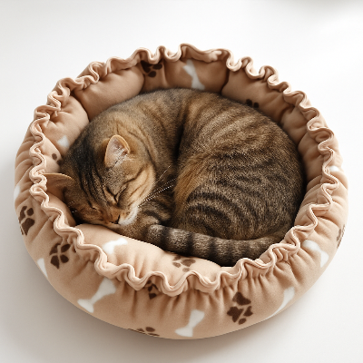 coussin chat blotti confortable