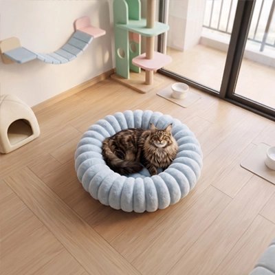 Coussin pour Chat bleu Douillet