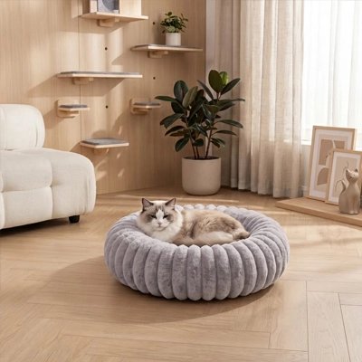 Coussin pour Chat gris Confortable