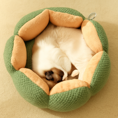 coussin pour chat rond