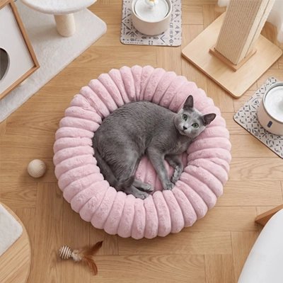 Coussin pour Chat rose