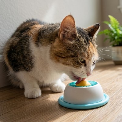 gamelle anti glouton chat  mange