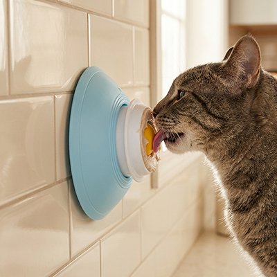Gamelle anti glouton Chat zebbrer