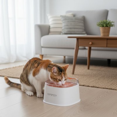 Gamelle Chat blanc et chat roux et blanc