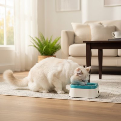 Gamelle Chat bleu