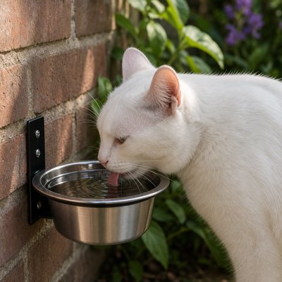 Gamelle Chat chat blanc 