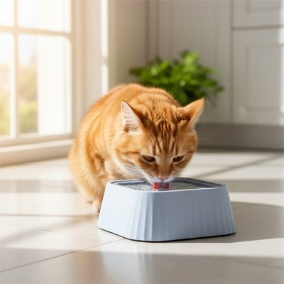 Gamelle Chat grise