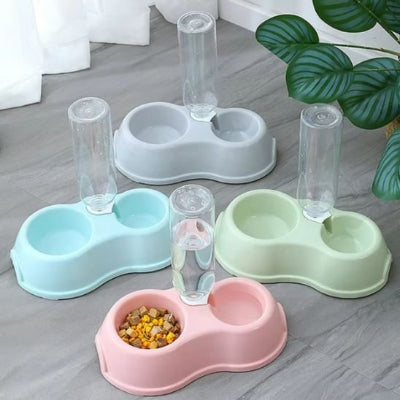 Gamelle chat quatre couleurs