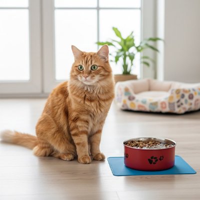 Gamelle Chat rouge