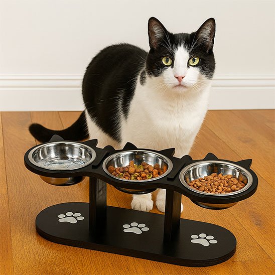 Gamelle Chat surélevée 1