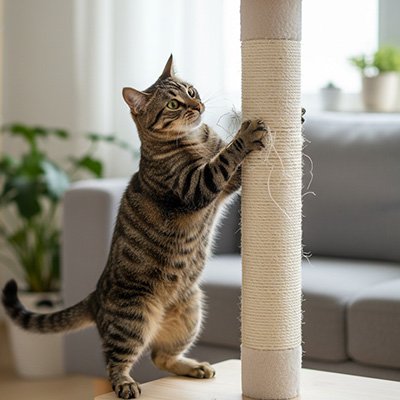 Griffoir Chat poteau