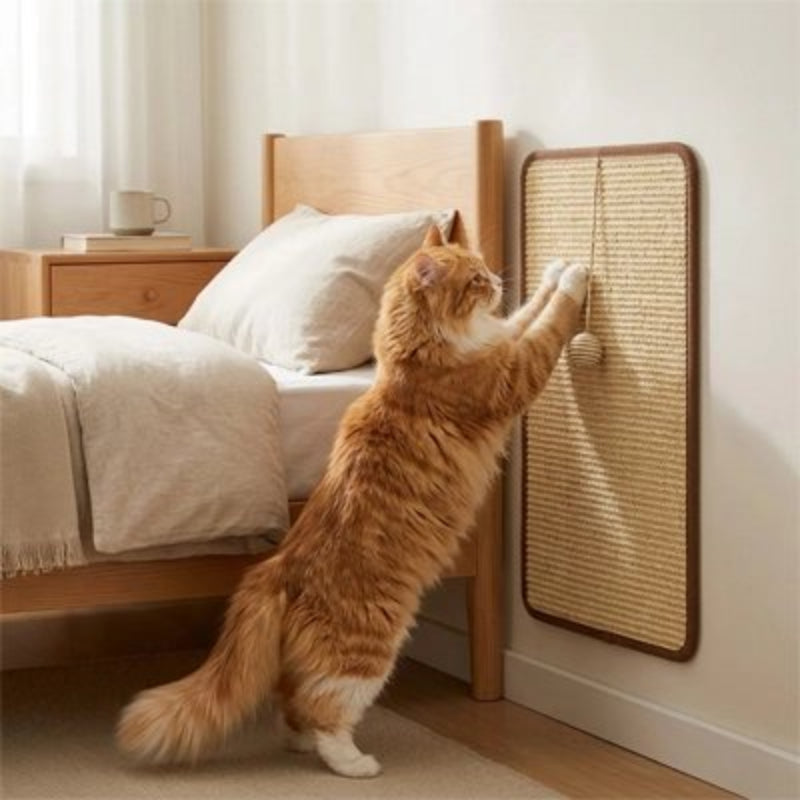 Griffoir Chat roux murale