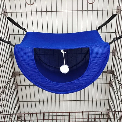 hamac chat suspendu bleu variété