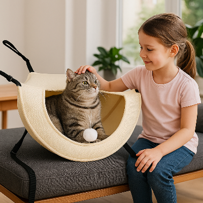 hamac chat suspendu enfant