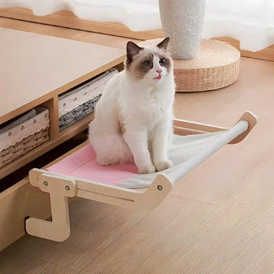 hamac pour chat en bois solide confortable