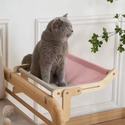 hamac pour chat en bois solide
