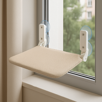 hamac pour chat fenetre beige