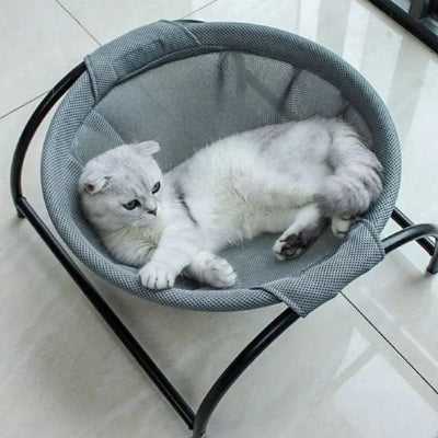 hamac pour chat gris robuste