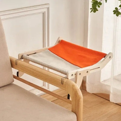 hamac pour chat orange