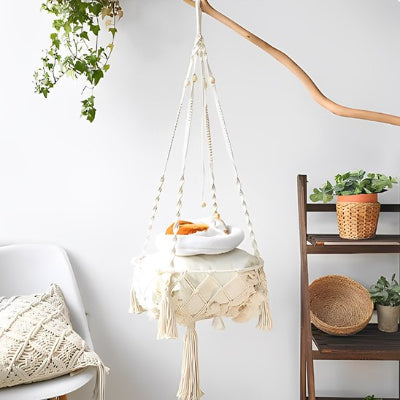 hamac pour chat suspendu élégant