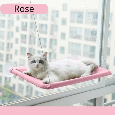 hamac pour fenetre rose