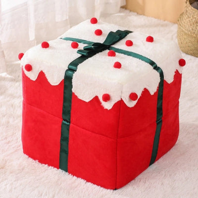 niche de noel pour chat cadeau