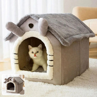 niche pour chat forme maison
