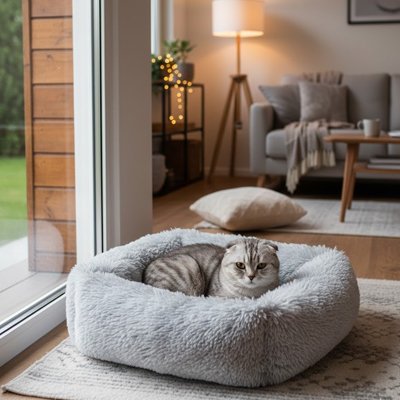 Panier chat avec chat railler