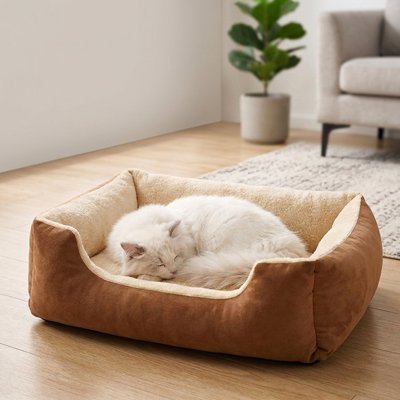 Panier chat brun 