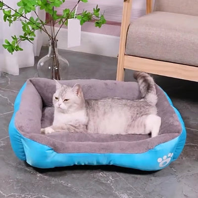 panier chat douillet rectangle