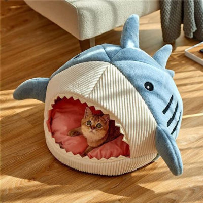 panier pour chat requin douillet