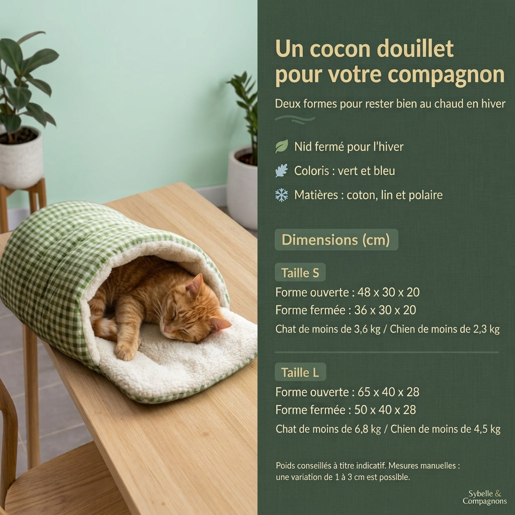 Panier pour Chat | Confortable et Douillet