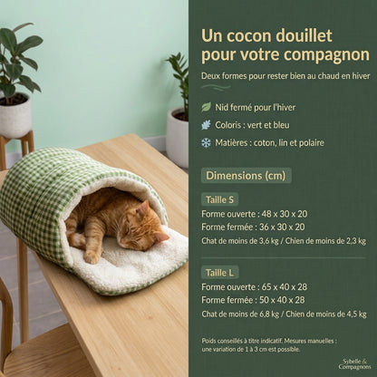 Panier pour Chat | Confortable et Douillet